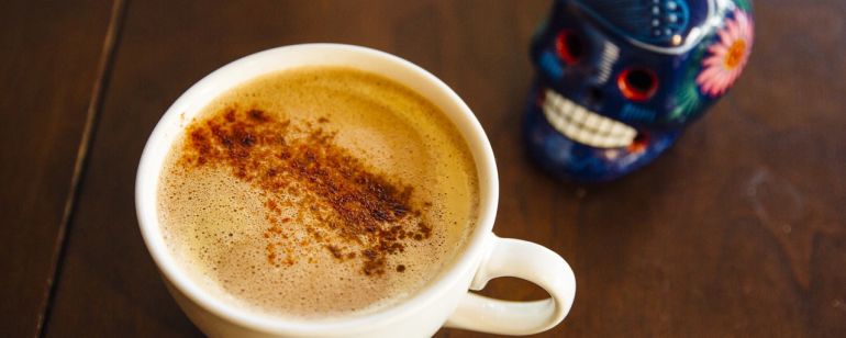 Revolución specializes in traditional Mexican beverages like atole and champurrado.