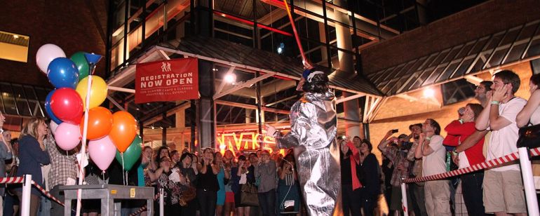 Explosive gas demo at OMSI
