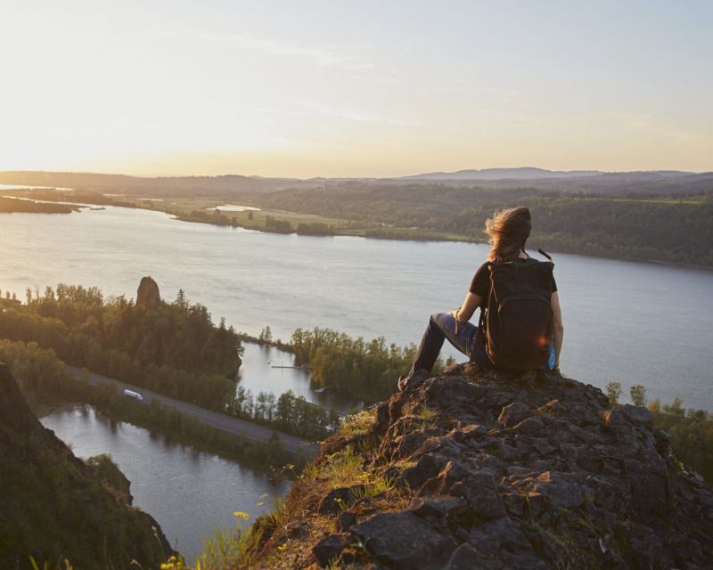 Hike and Bike Tour to Columbia River Gorge Waterfalls