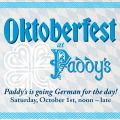 Oktoberfest at Paddy's