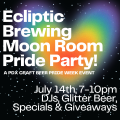 Ecliptic Brewing Moon Room Pride Party