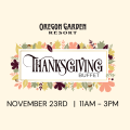 Thanksgiving Brunch at the Oregon Garden Resort