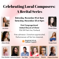 Celebrating Local Composers: A Recital Series