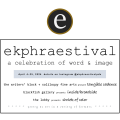 Celebrate National Poetry Month with Ekphraestival