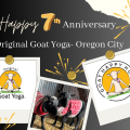 Original Goat Yoga Ugly Sweater Class and Anniversary Celebration