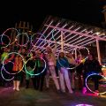 Portland Winter Light Festival: LED Hula Hoop Flash Mob & Glow Jam