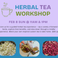 Event Photo: Herbal Tea Workshop