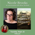 Author Nicole Brooks and local author Rene Denfield