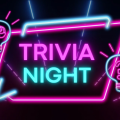Trivia night neon sign