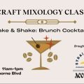 Event Photo: Craft Mixology Class- Wake and Shake Brunch Cocktails 