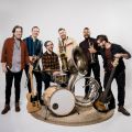 Huntertones with their instruments