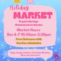 Event Photo: Crystal Springs Holiday Market