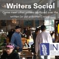 event poster with text over photo of inside of a coffee shop