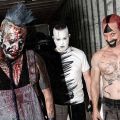 people with scary makeup applied