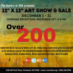 12" x 12" Art Show and Sale