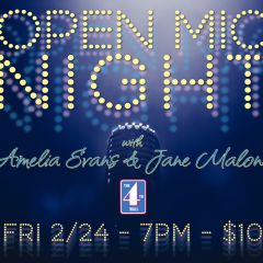 Open Mic Night w/ Amelia Evans and Jane Malone