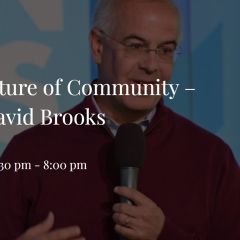 Visiting SAGE: The Future of Community – Featuring David Brooks