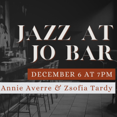 Jazz at Jo Bar: Annie Averre & Zsofia Tardy