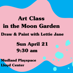 Art Class in the Moon Garden