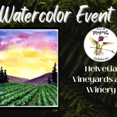 Wine & Watercolor at Helvetia