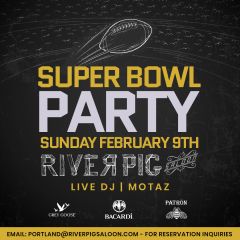 River Pig Super Bowl Party