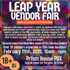 Catalyst Leap Year Vendor Fair