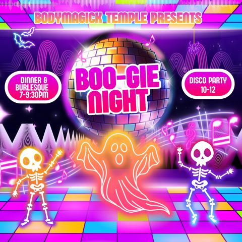 BOOgie Night Halloween Burlesque Dinner Show and Disco