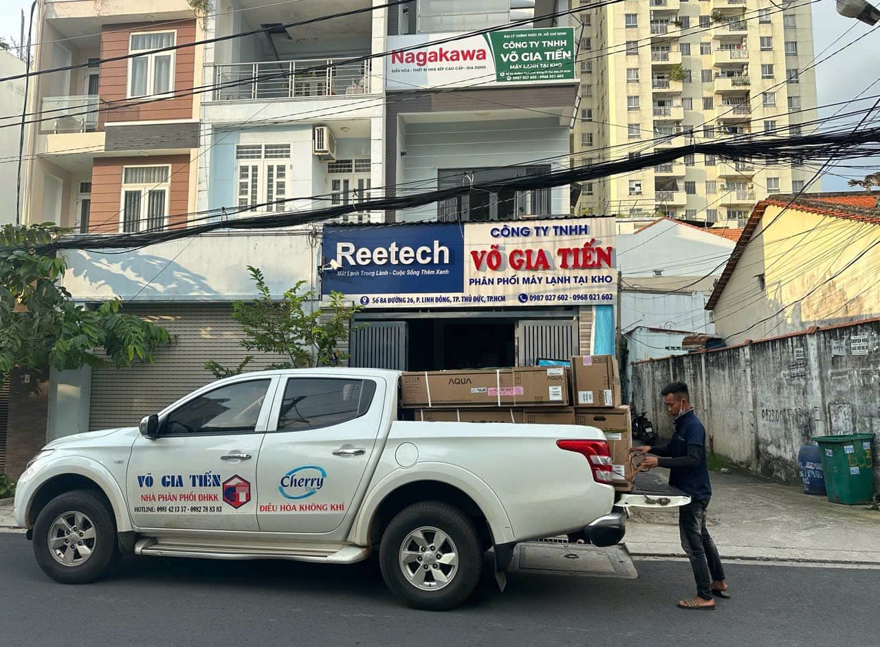 Cửa hàng mặt tiền Võ Gia Tiến - nhiều thương hiệu HVAC