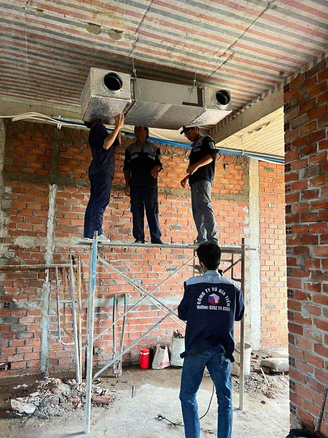 Gia công lắp đặt ống gió & thông gió