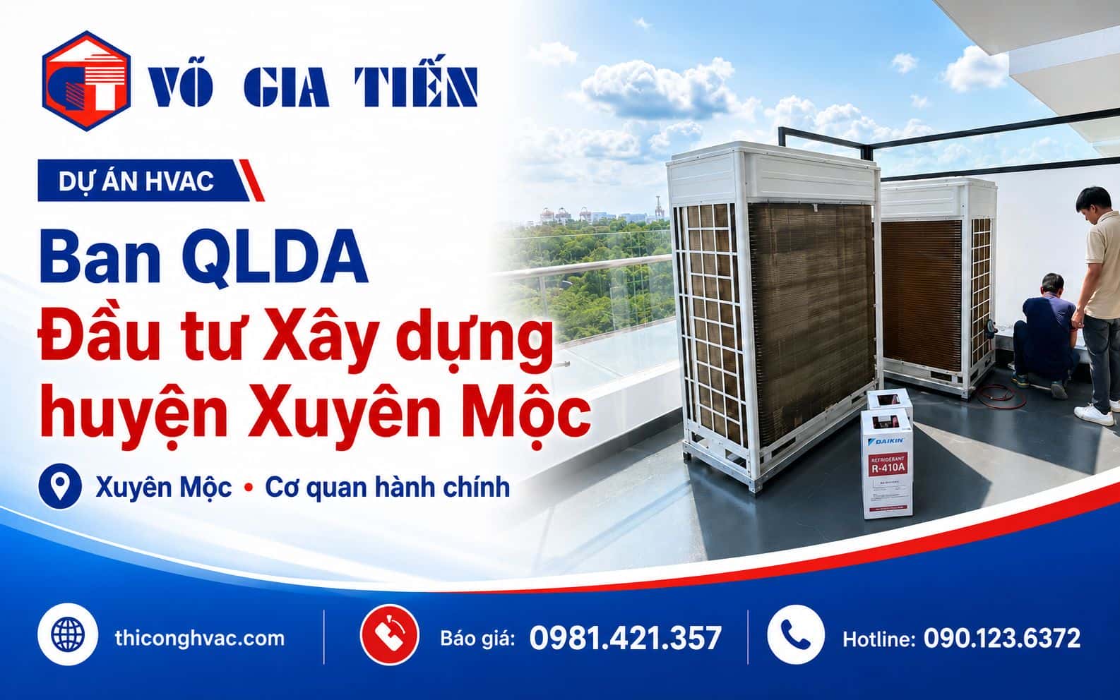 Ban QLDA Đầu tư Xây dựng huyện Xuyên Mộc