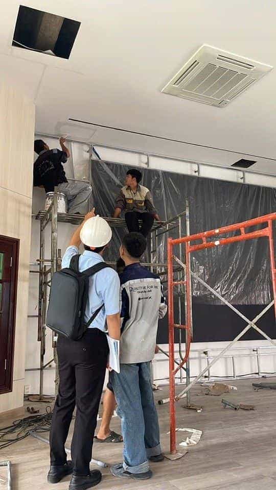 Lắp đặt máy lạnh âm trần cassette