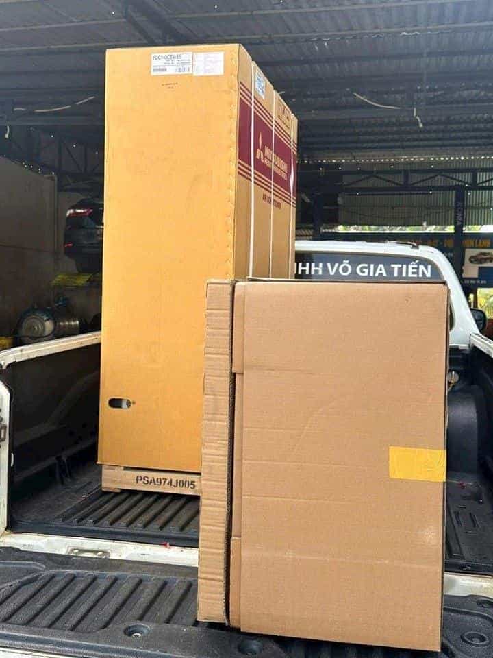 Thiết bị máy lạnh đóng gói vận chuyển đến công trình
