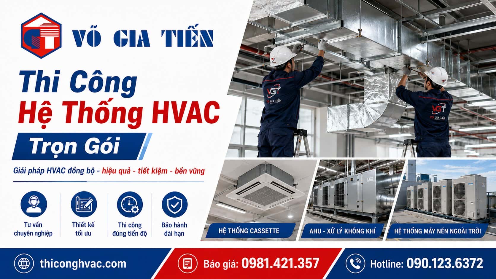 Thi Công HVAC Trọn Gói: Quy Trình, Báo Giá, Kinh Nghiệm