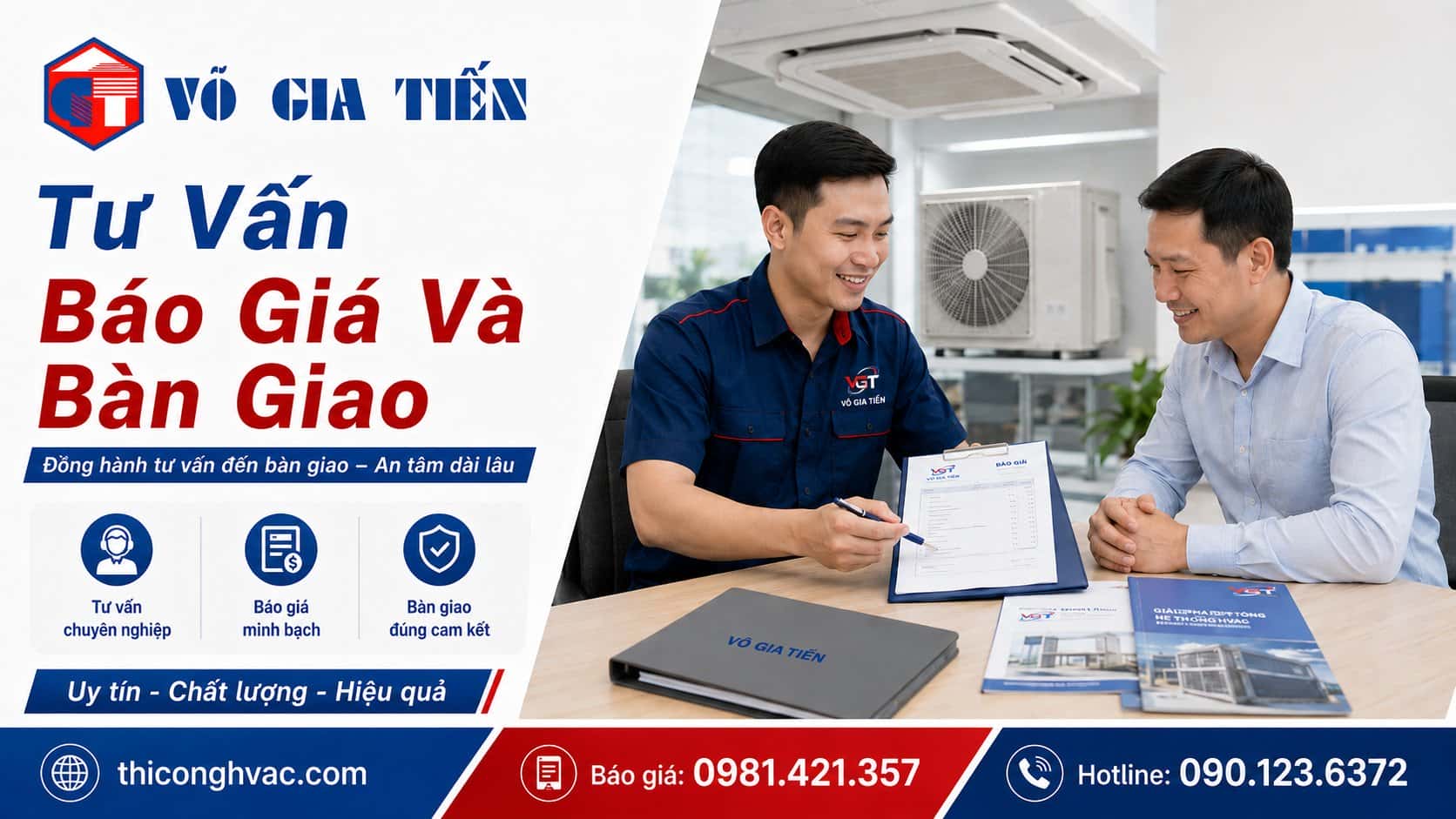 Tư vấn và báo giá thi công HVAC trọn gói