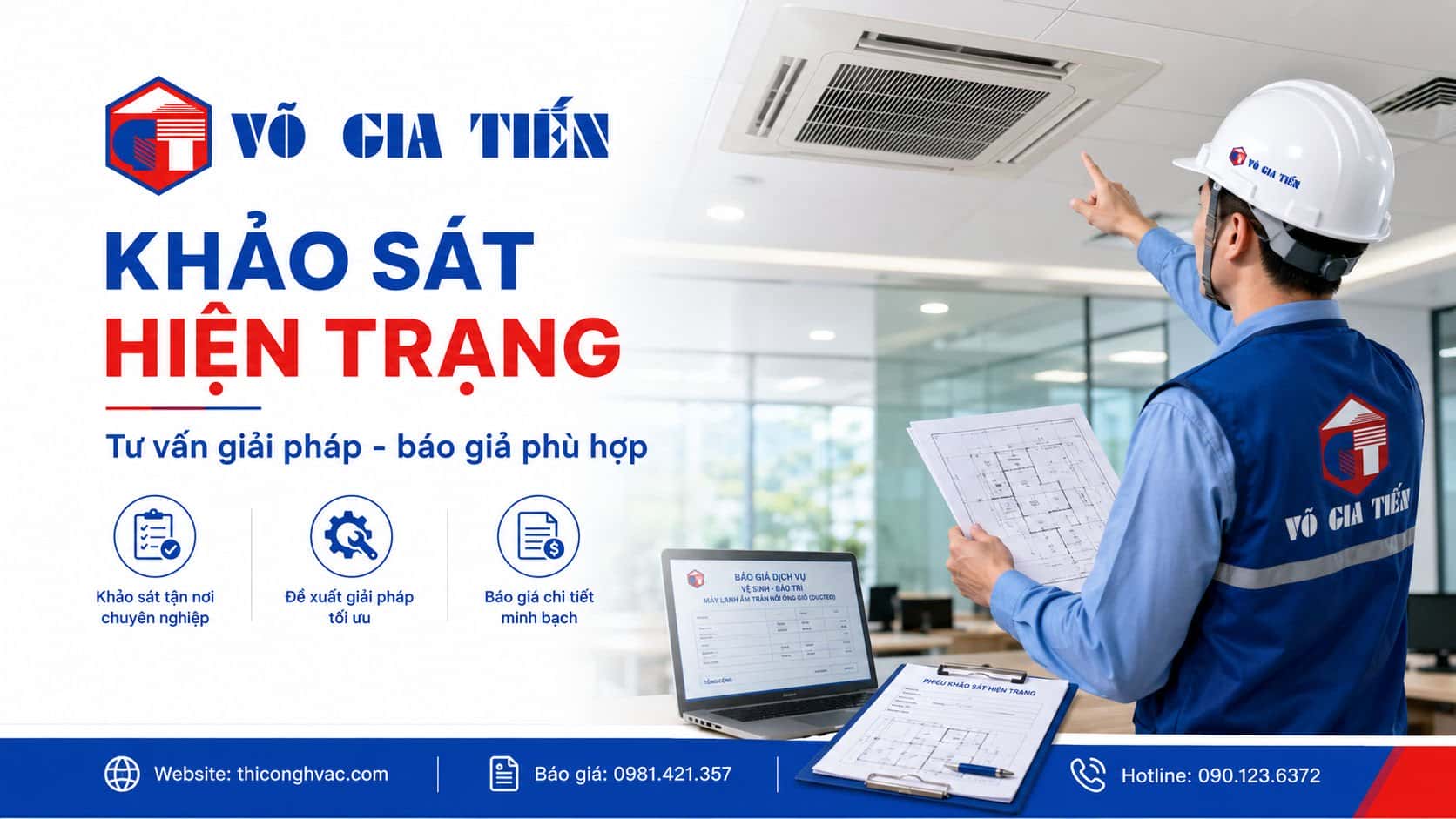 Khảo sát và báo giá vệ sinh máy lạnh âm trần nối ống gió
