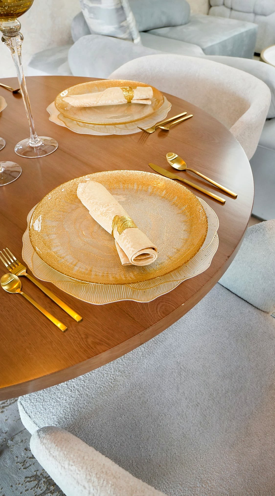 Comedor Nápoles – Comedor Redondo Moderno 4 Puestos miniatura 4