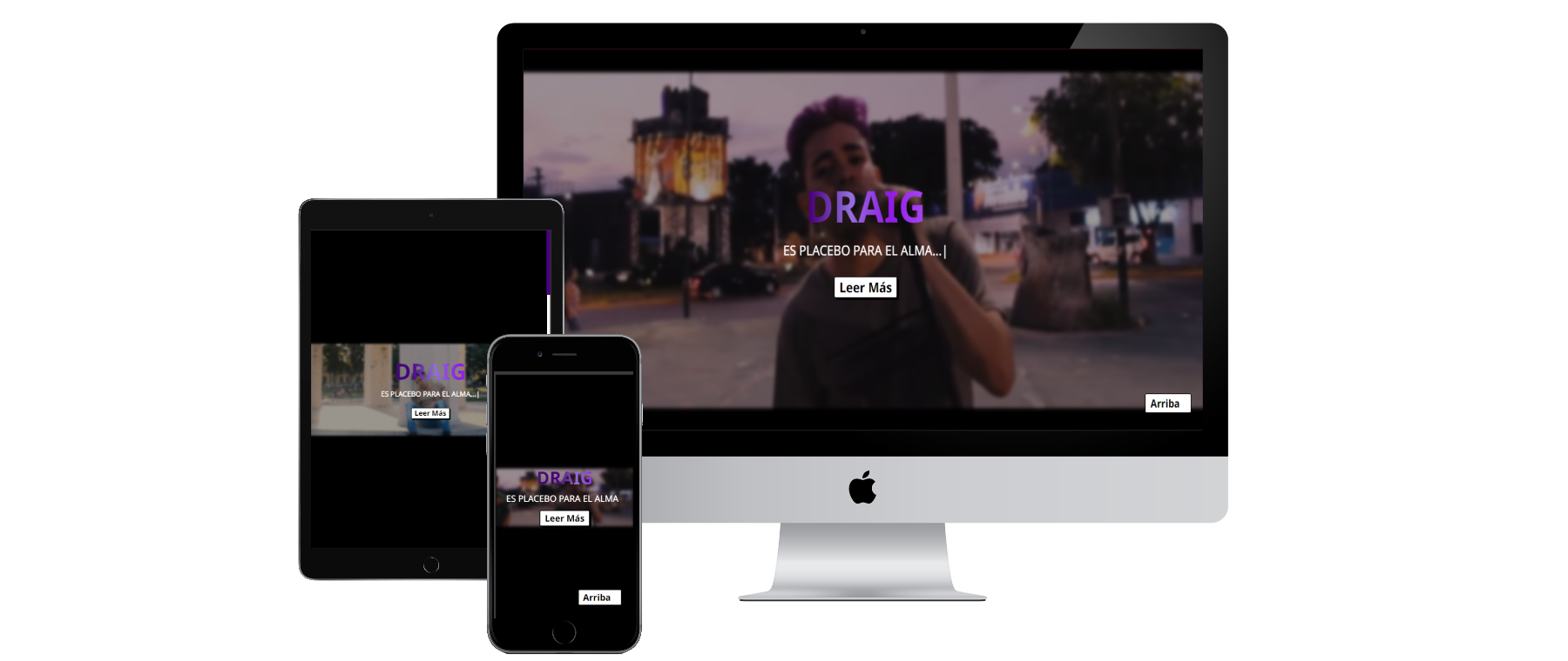 DRAIG - Landing Page