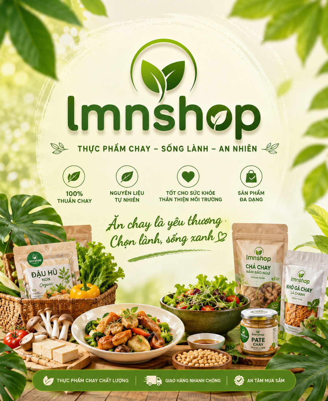 Món salad rau củ tươi sạch của VegiFlow