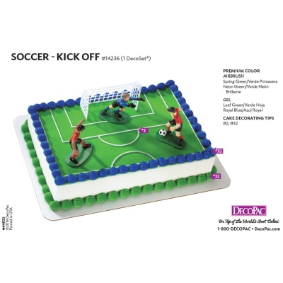 Soccer DecoPac Cake