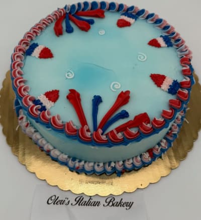 4th of July Firework Cake