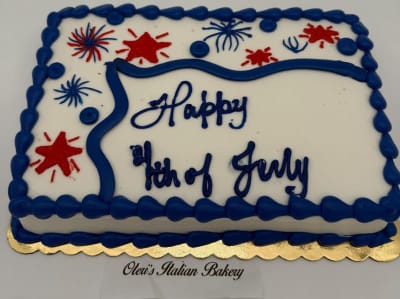 4th of July Sheet Cake