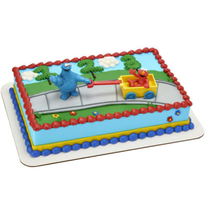 Elmo & Cookie Monster Decopac Cake