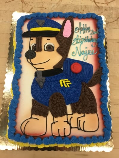 Paw Patrol Chase Cake