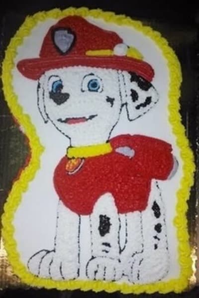 Paw Patrol Marshal Cake