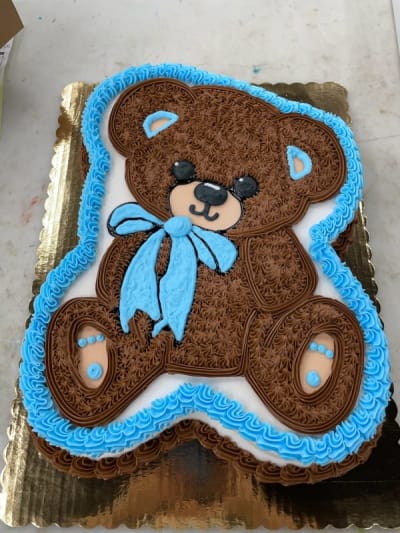 Teddy Bear Baby Shower Cake
