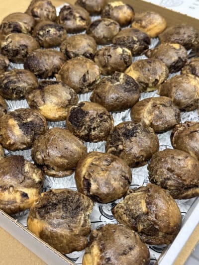 MINI Chocolate Babka Muffins