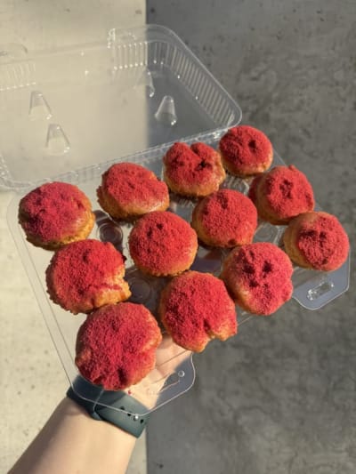 MINI Raspberry Vanilla Muffins