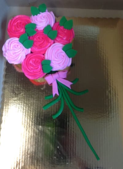 Cupcake Flower Bouquet