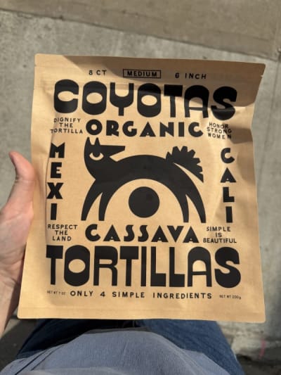 COYOTAS CASSAVA TORTILLAS