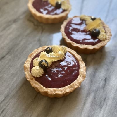 Blueberry Lemonade Tart